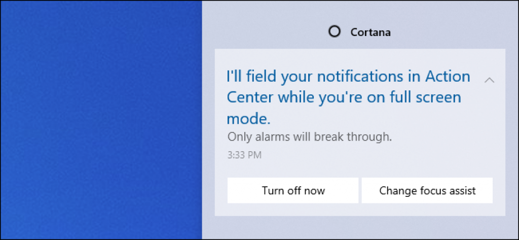 كيفية تعطيل Windows 10 مزعج التركيز مساعدة الإخطارات