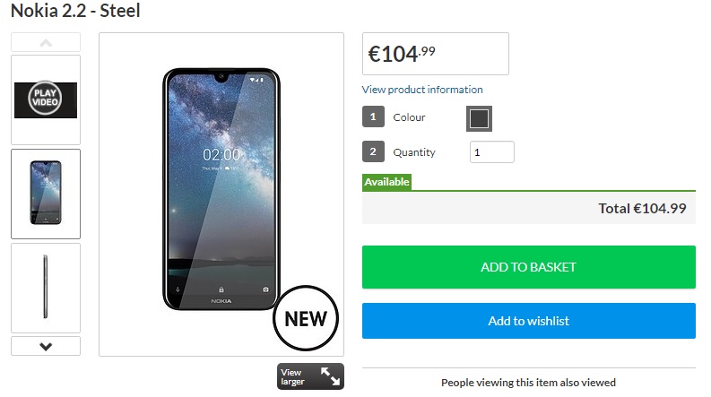 لدى Littlewood في المملكة المتحدة وإيرلندا أفضل سعر لـ Nokia 2.2