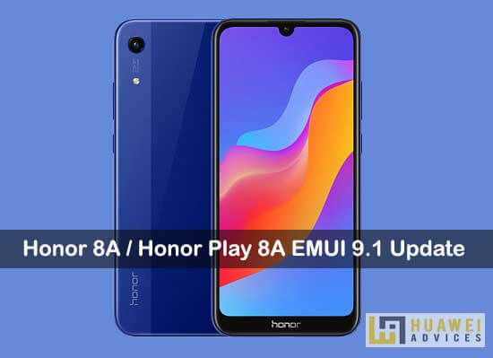 يتوفر Honor 8A (المعروف أيضًا باسم Honor Play 8A) EMUI 9.1 للتحميل | EMUI 9.1.0.234