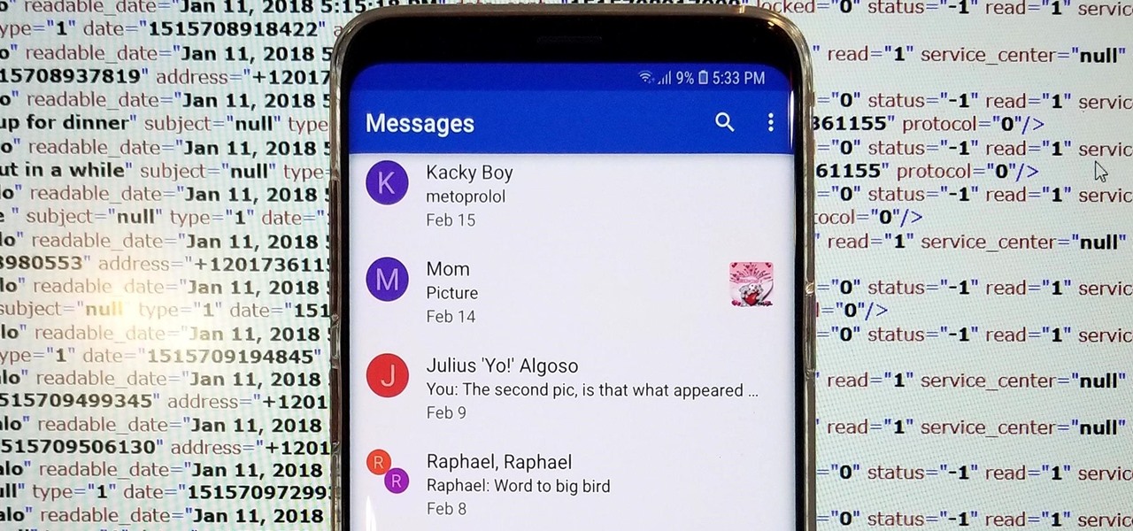 Extract & Back Up All of Your Text Messages on Android