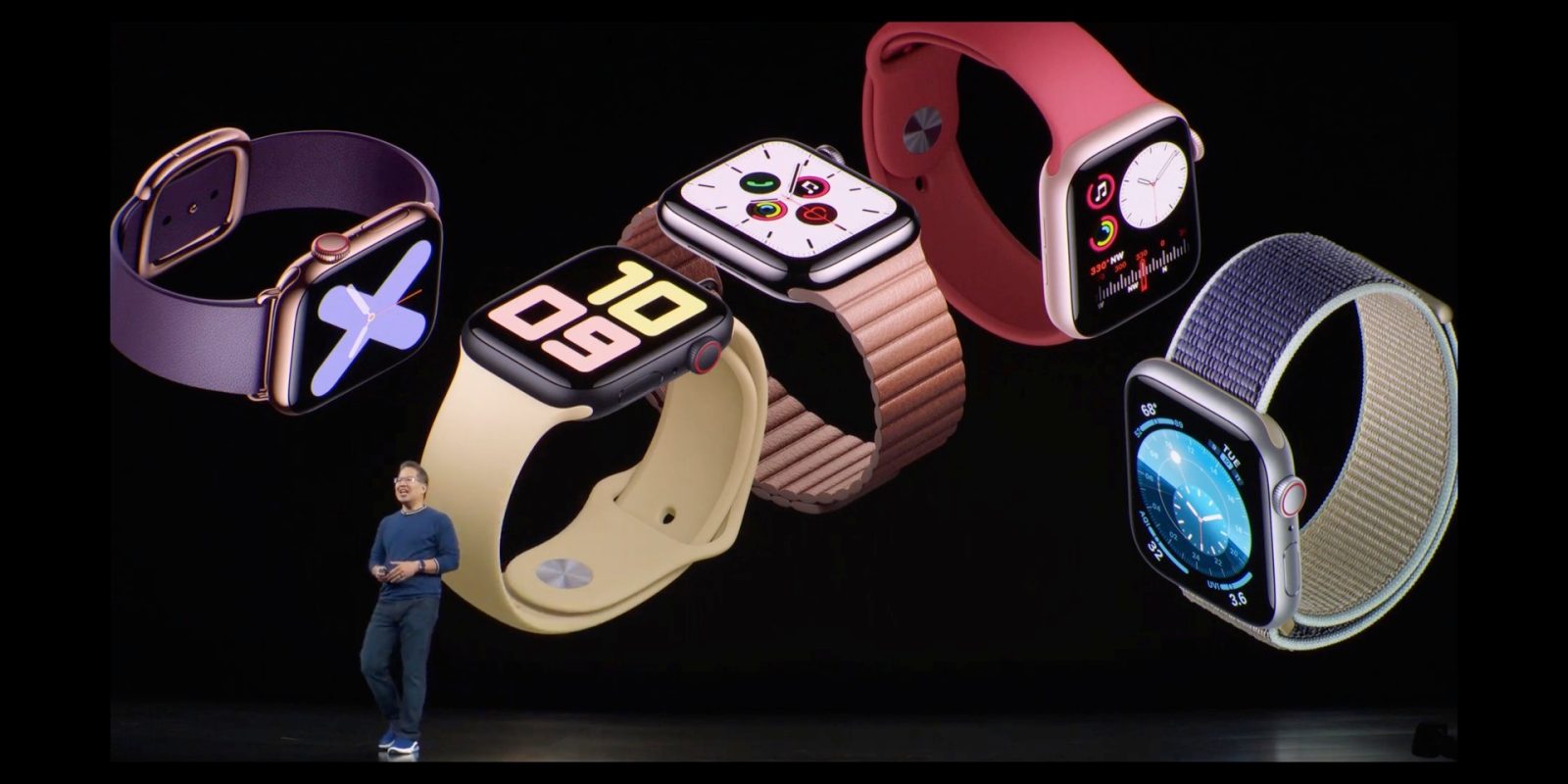 راقب Apple Watch تكلف السلسلة الخامسة في تصميم السيراميك 1449 يورو