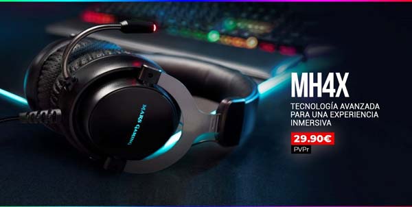Nuevos Auriculares MH4X de Mars Gaming