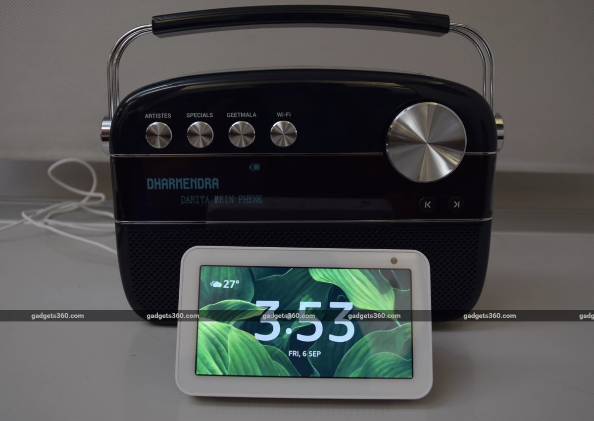 What the Very Different Saregama Carvaan 2.0 and Amazon Echo Show 5 Have in Common