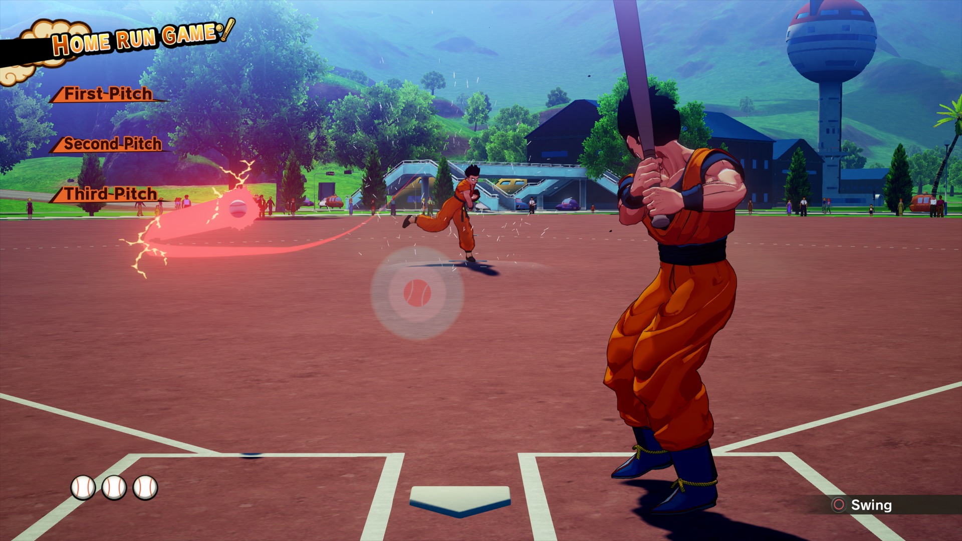 Dragon Ball Z: Kararot - لقطات جديدة تظهر Bonyu و Gohan و Majin Buu و Home Run Mini Game