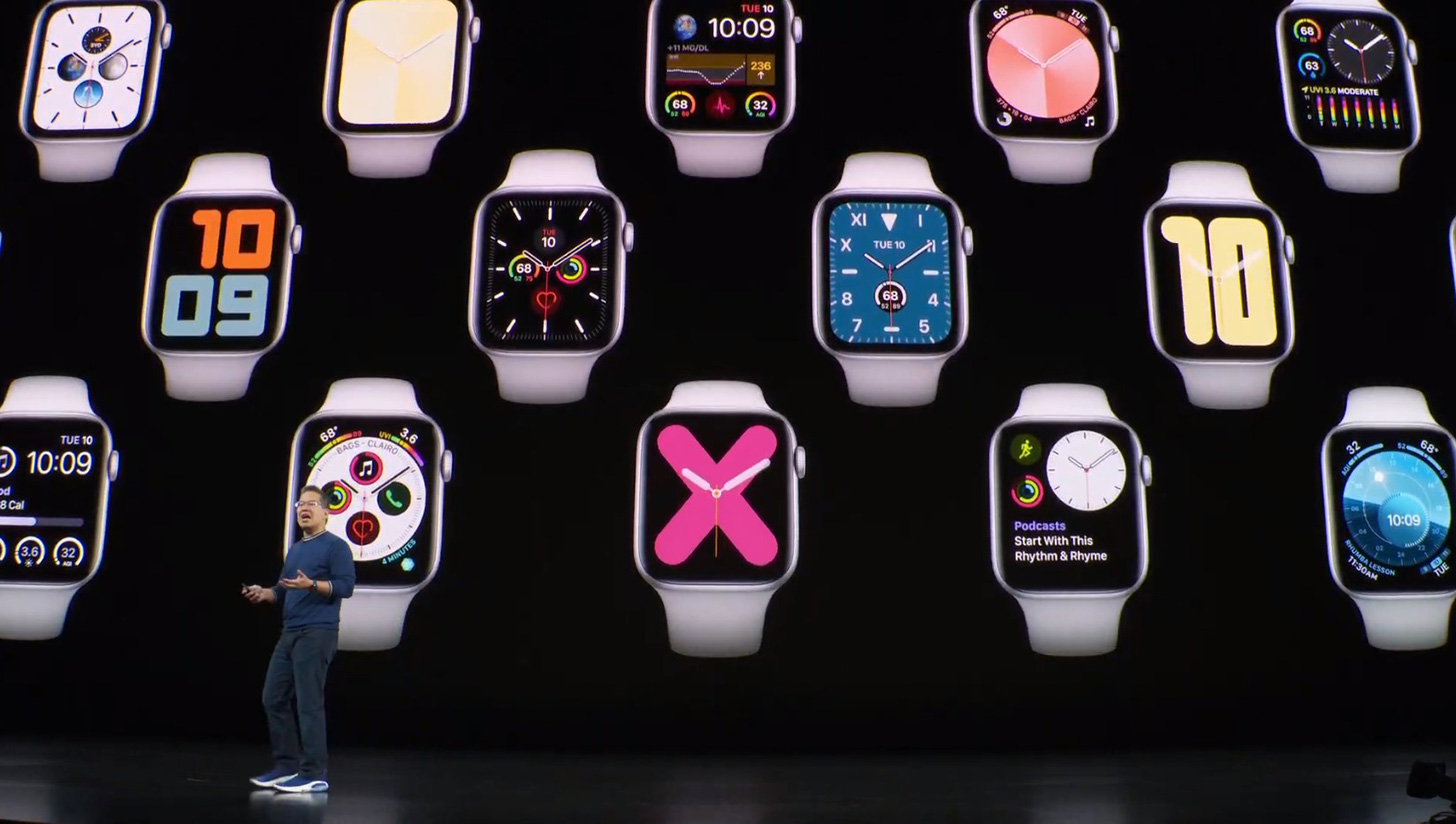 Apple Watch مسؤول السلسلة 5 مع عرض دائم
