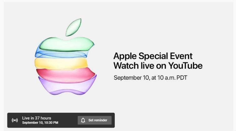 Apple البث المباشر لحدث 10 أيلول (سبتمبر): توقيت الهند ، وكيفية مشاهدة الكلمة الرئيسية مباشرة