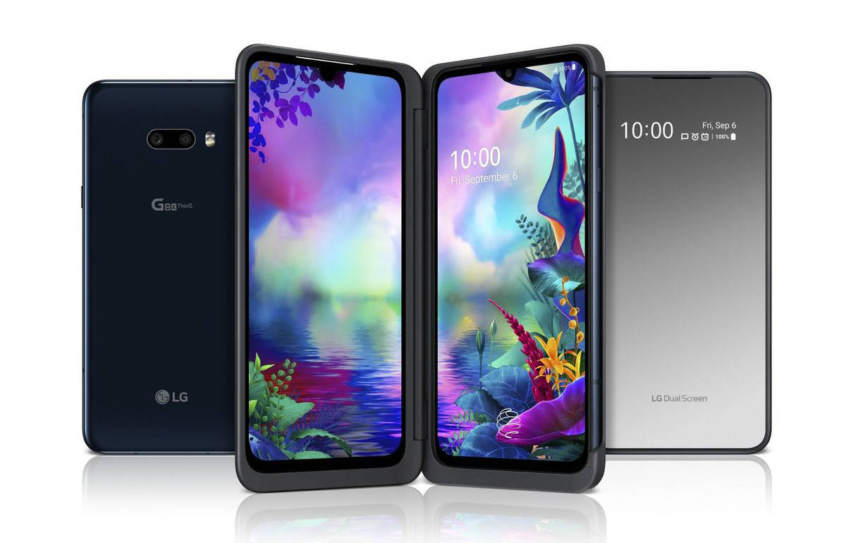 LG G8x ThinQ الجديدة ، جهاز محمول مزود بشاشة ملحق 2 في 1