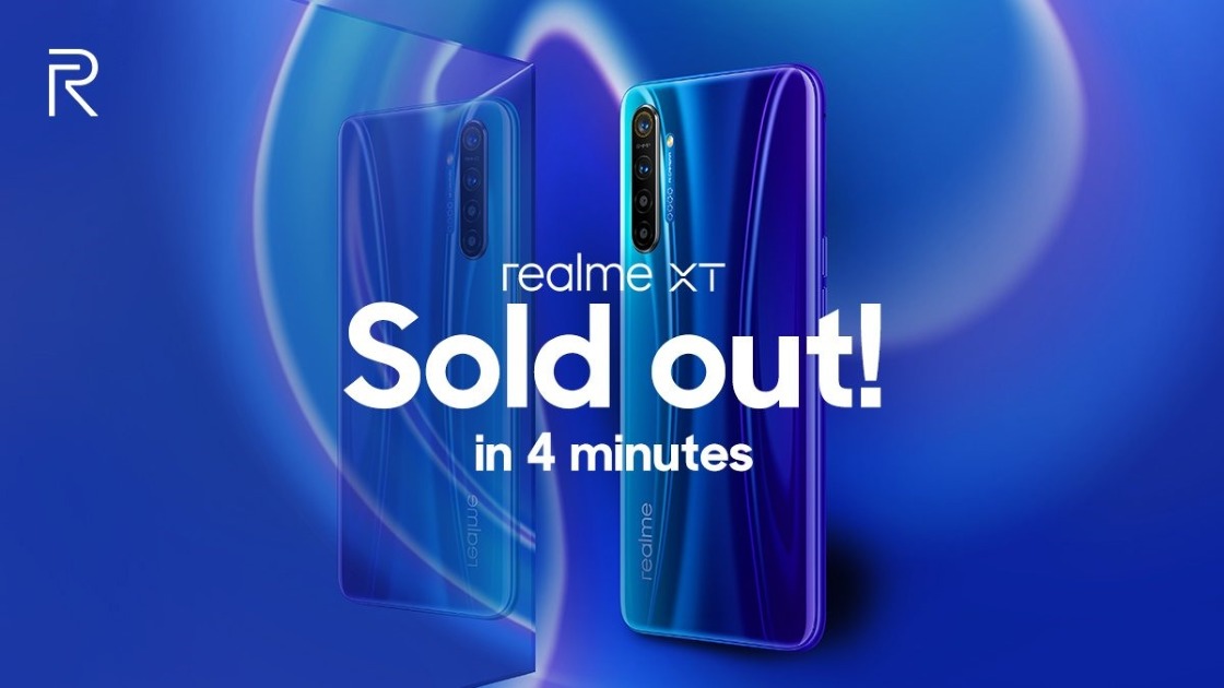 Realme XT لاول مرة كبيرة وينفد في 4 دقائق فقط!
