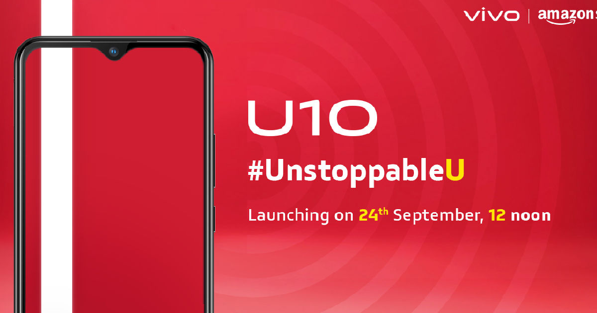 Vivo U10 to launch in India on September 24th
