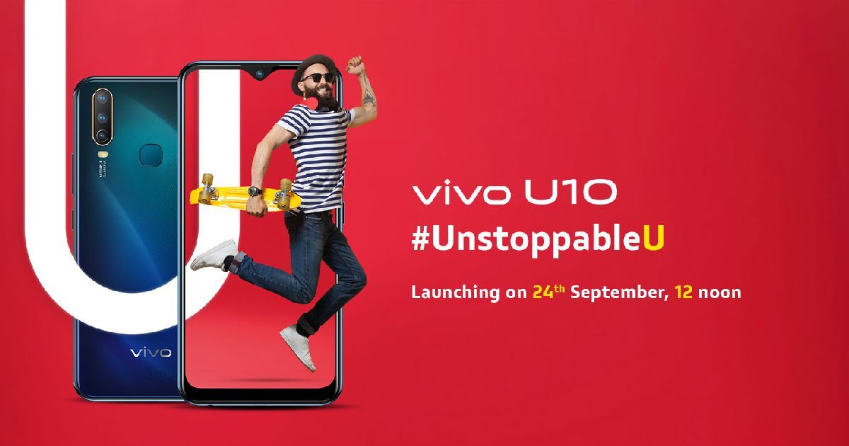 Vivo U10 specs revealed ahead of launch, include Snapdragon 665 and 5,000mAh battery
