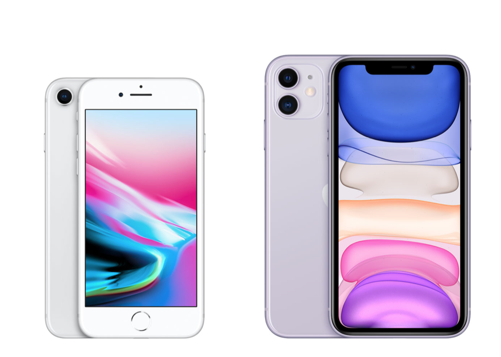 iPhone 11 مقابل iPhone 8 - Appleمقارنة بأجهزة iPhone الجديدة!