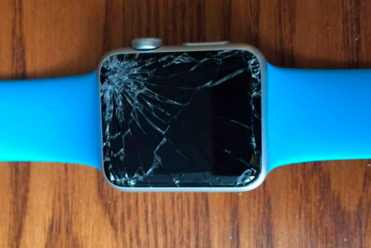 Apple Watch con la pantalla rota