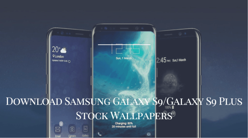 تحميل جميع Samsung Galaxy S9 /Galaxy S9 زائد خلفيات الأسهم
