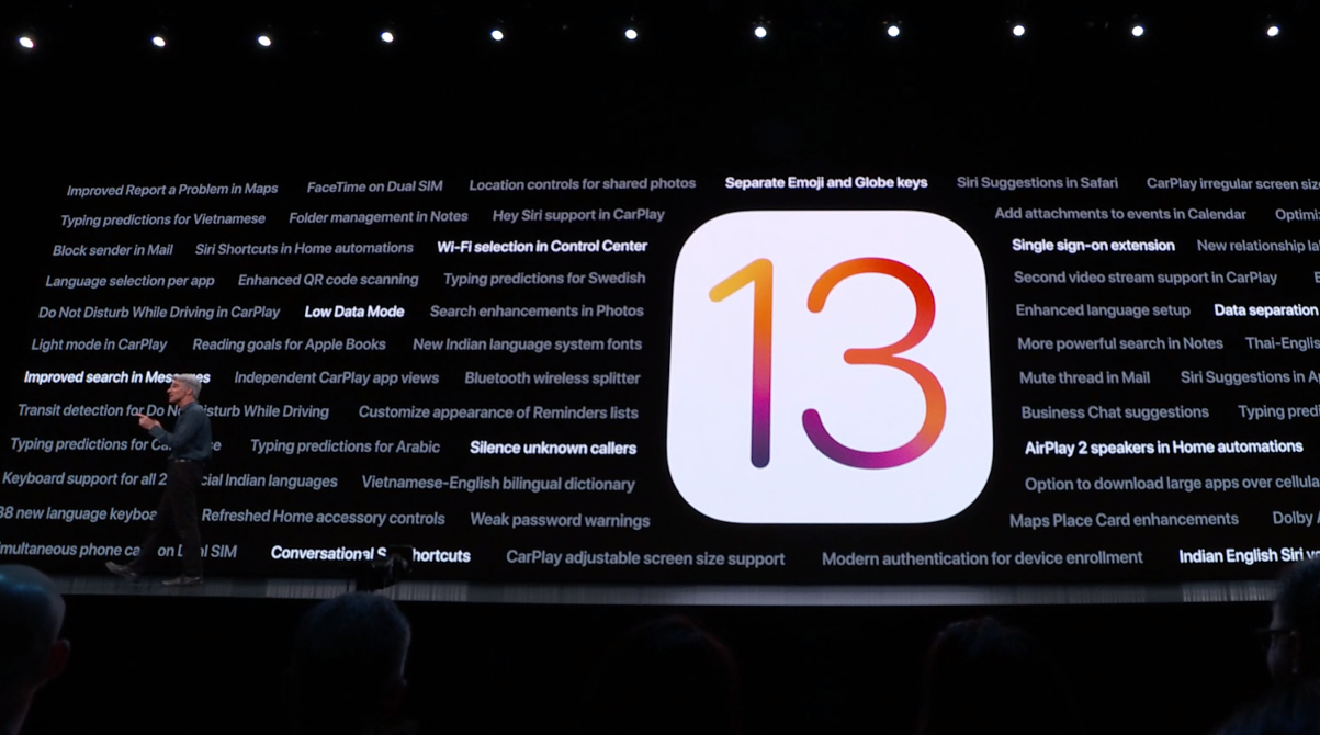يصل نظام iOS 13 في 19 سبتمبر