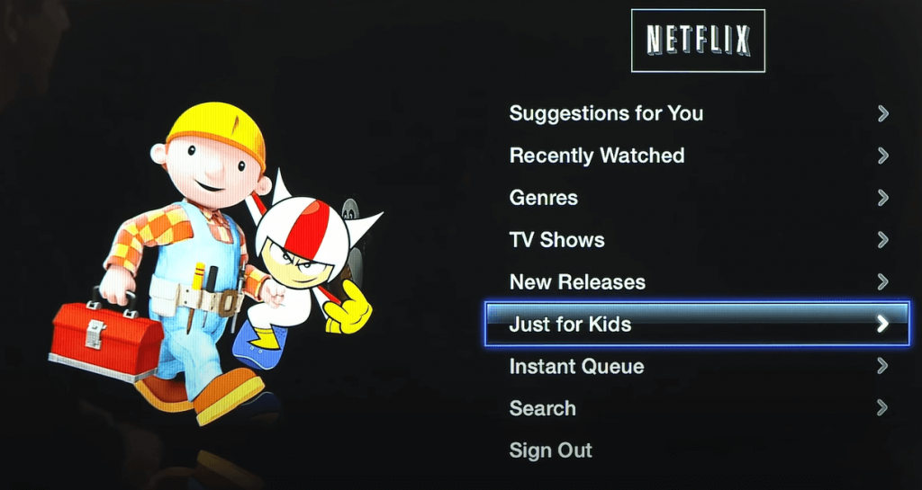 تسجيل الخروج من Netflix على Apple تلفزيون