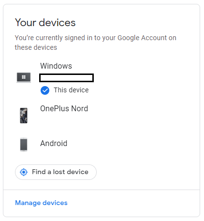 حدد جهاز Android الخاص بك