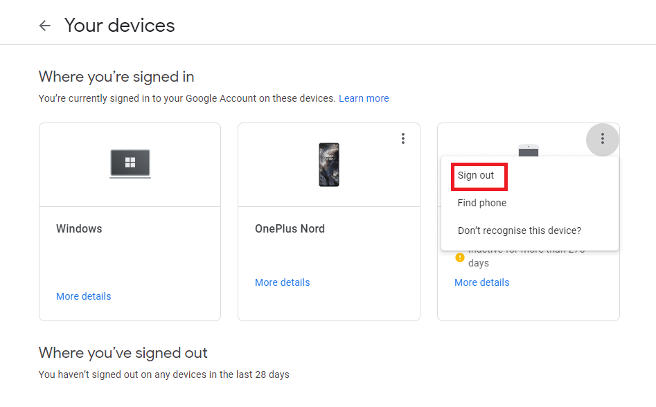 كيفية تسجيل الخروج من حساب Google على Android