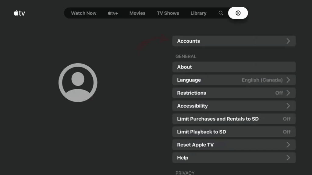 Apple  تطبيق TV على Google TV