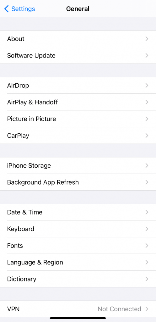 انقر فوق تحديث البرنامج - تغيير صوت Siri في iOS 14.5