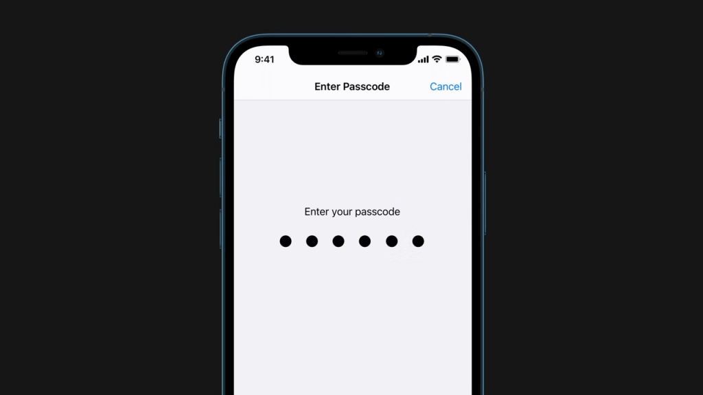 أدخل رمز المرور - كيفية فتح iPhone باستخدام Apple Watch
