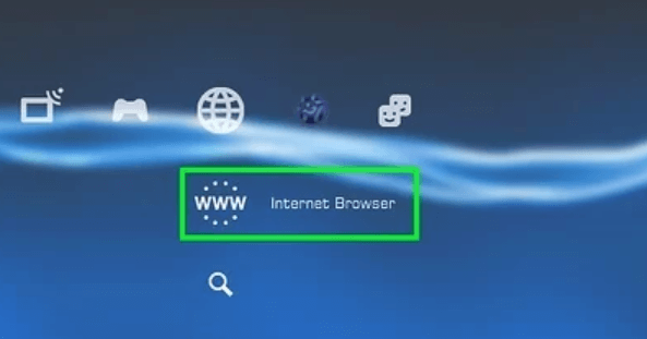 انقر فوق Internet Browser - jailbreak PlayStation 3