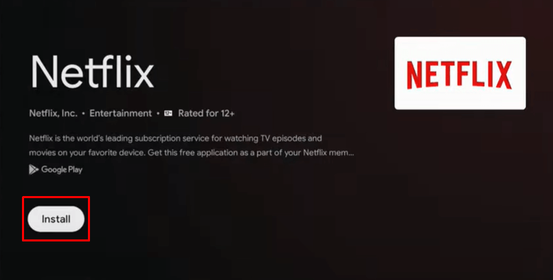 قم بتثبيت Netflix على Google TV
