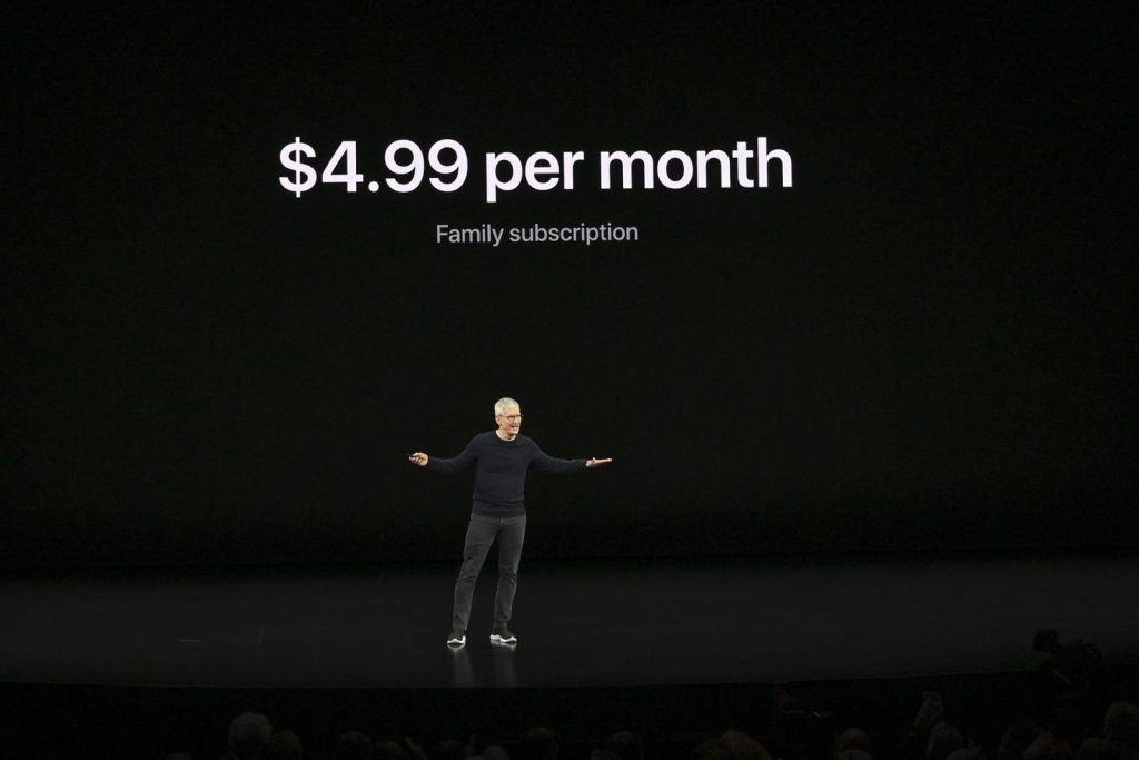 Apple  خطط التلفزيون والأسعار