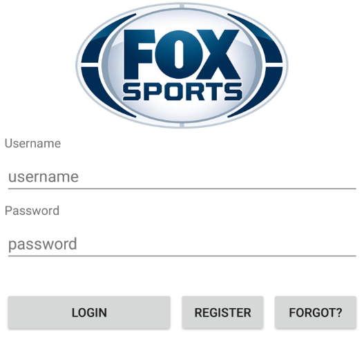 تسجيل الدخول إلى Fox Sports