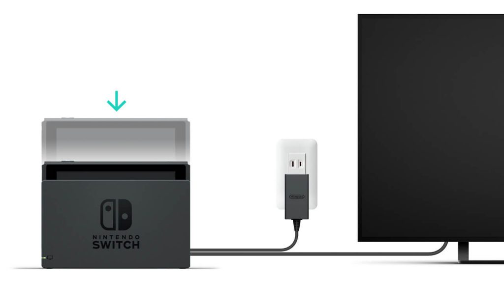 الاتصال Nintendo Switch للتلفزيون