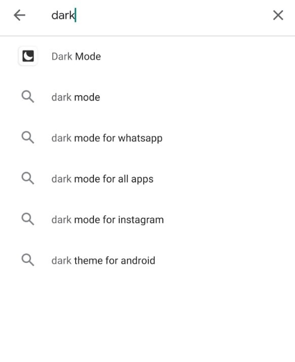 قم بتمكين Android Dark Mode