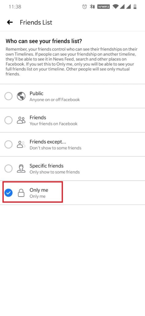 كيفية إخفاء الأصدقاء Facebook؟