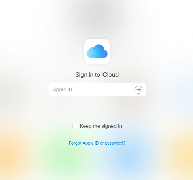 إعادة تعيين iPad باستخدام iCloud