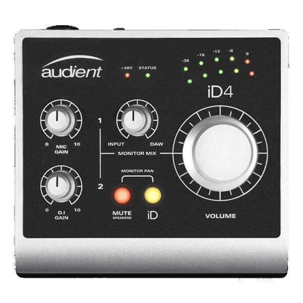 Audient iD4 - أفضل واجهة صوتية لنظام التشغيل Mac