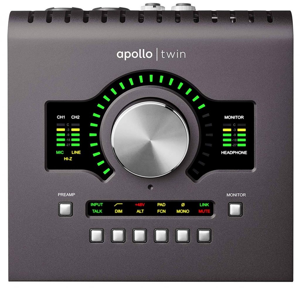 Universal Audio Apollo Twin MkII - أفضل واجهة صوتية لنظام التشغيل Mac