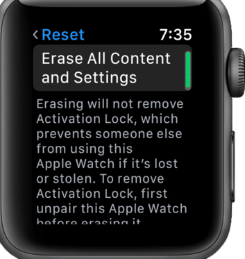 كيفية إعادة Apple Watch إلى إعدادات المصنع؟ 3