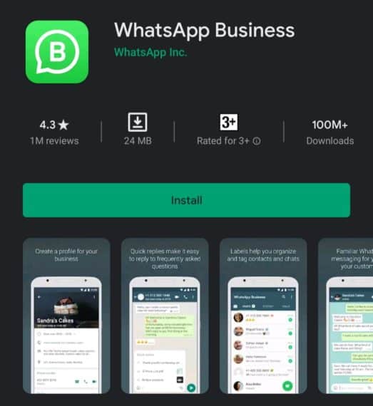 WhatsApp للأعمال