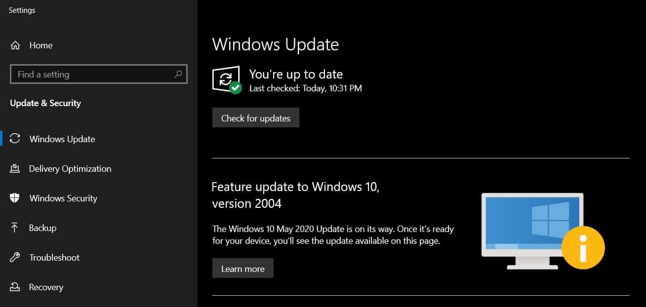 منع التحديثات Windows 10