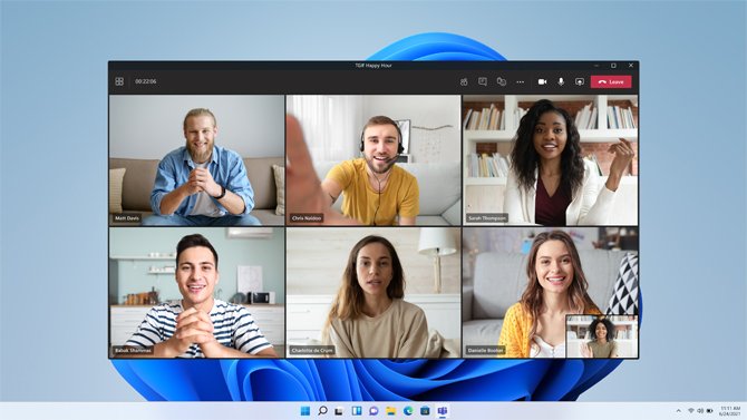 Windows  11 build 22000.132 يجلب تكامل Microsoft Teams Chat في إصدار بيتا
