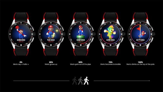 يتعاون Heuer و Nintendo لصنع ساعة Super Mario الذكية 2