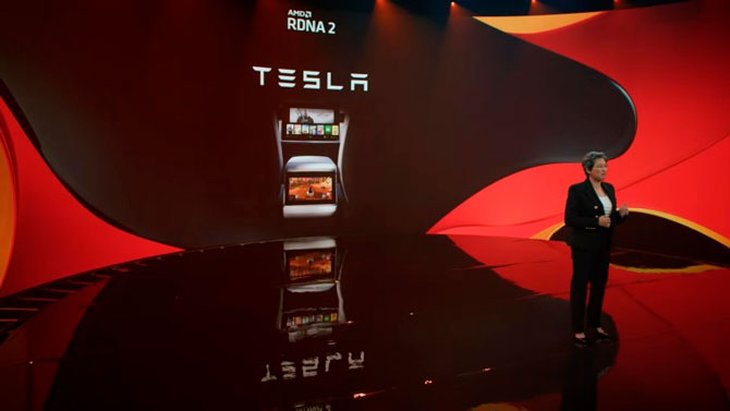 تؤكد AMD أن Tesla Model S و X سيحتويان على وحدات معالجة الرسومات GPU RDNA 2 2