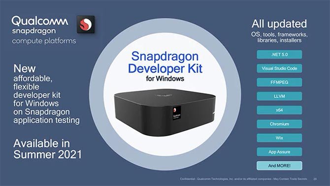 تتعاون Microsoft و Qualcomm لإنشاء Snapdragon Dev Kit لـ Windows 2