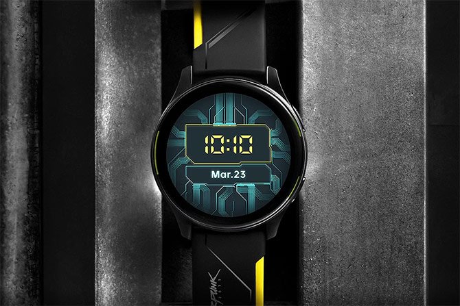 يصل إصدار Cyberpunk 2077 من OnePlus Watch في 27 مايو 2