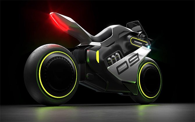 تستثمر Xiaomi في مفهوم دراجة نارية كهربائية تعمل بالهيدروجين ، Segway Apex H2 2