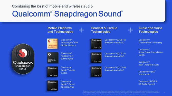 أعلنت شركة Qualcomm عن Snapdragon Sound Suite لتقنيات وحلول الصوت 2