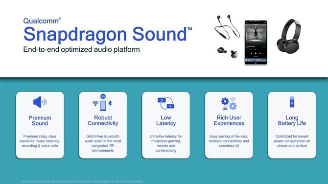 أعلنت شركة Qualcomm عن Snapdragon Sound Suite لتقنيات وحلول الصوت 3