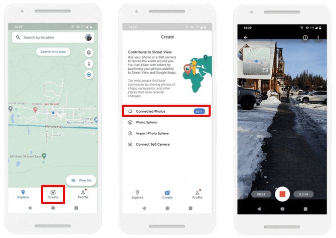 تتيح لك خرائط Google الآن إنشاء صور للتجوّل الافتراضي باستخدام هاتفك الذكي