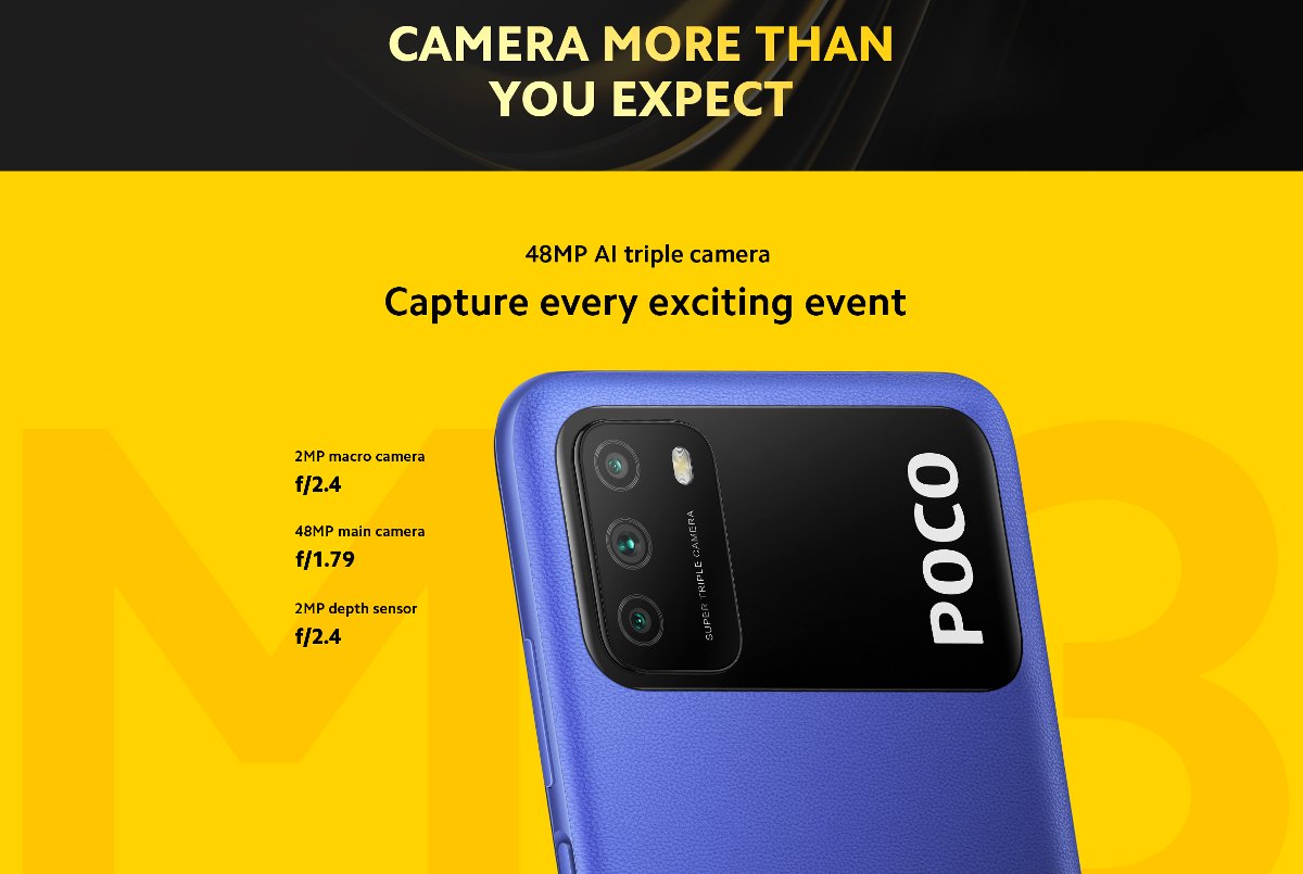 الترويج: POCO M3 الجديد مع Snapdragon 662G وثلاث كاميرات و 6000 مللي أمبير في الساعة مقابل 129 دولارًا 34