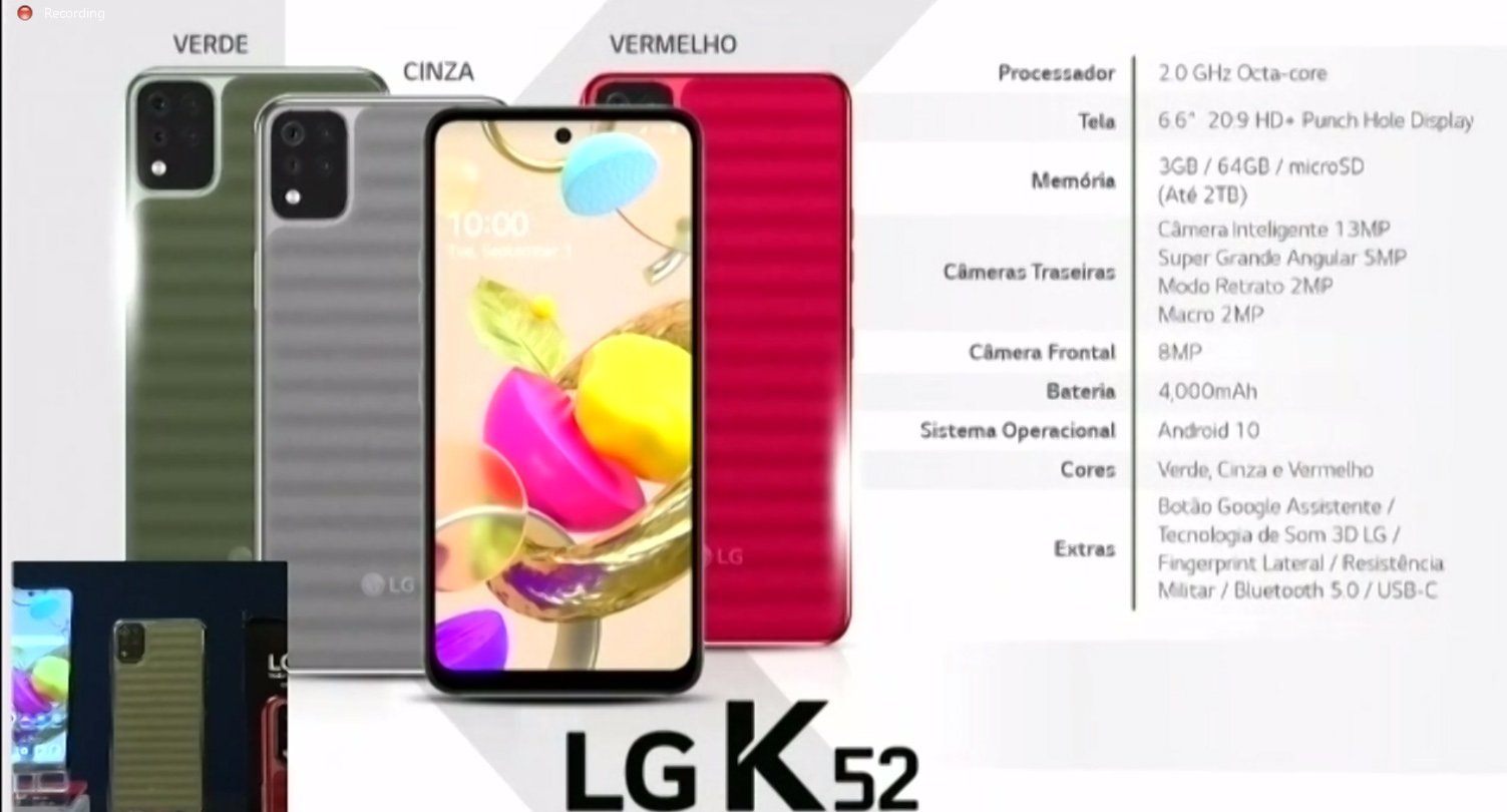 إل جي تطلق جديد smartphones K52 و K62 و K62 + بتشطيبات جديدة تبدأ من 1499 ريالاً برازيليًا 4