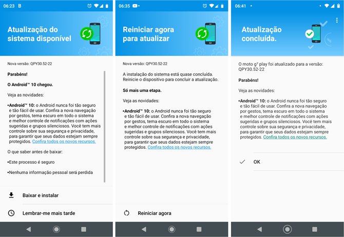 بدأ Moto G7 Play بالفعل في تلقي Android 10 في البرازيل
