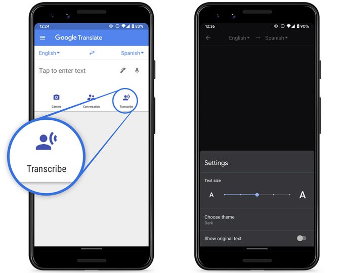 يقوم Google Translator لنظام Android الآن بنسخ المحادثات في الوقت الفعلي! 2